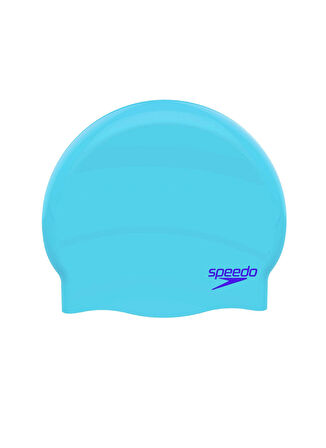 Speedo Mavi Erkek Çocuk Bone 8-709908420 SPEEDO MOULDED SILC CAP