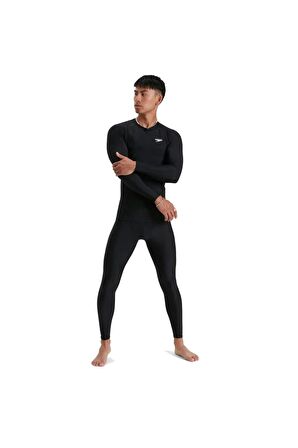 SPEEDO ERKEK UV KORUMALI ÜST ESS LS SUN PROT TOP AM BLK 8-132093503