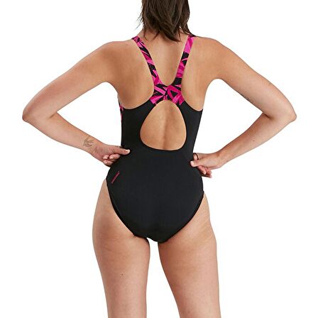 Speedo SPEEDO HYPER BOOM MSBK AF  SİYAH Kadın Mayo