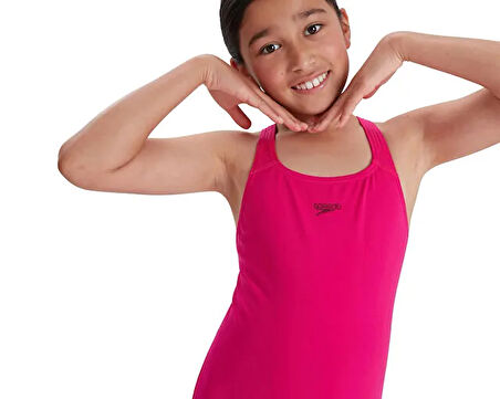 Speedo Eco End Medalist Kız Çocuk Yüzücü Mayosu 8-13457B495 Pembe