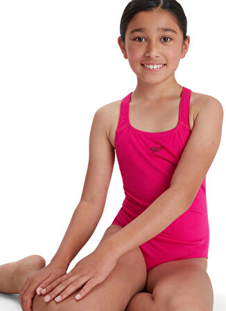 Speedo Pembe Kız Çocuk Mayo 8-13457B495-SPEEDO ECO END+ MEDALIS