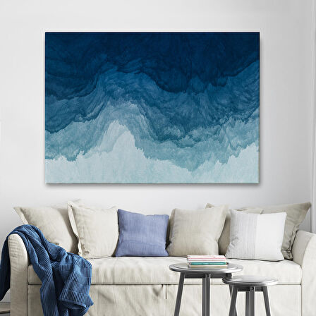 Dinlendirici Okyanus Renkleri Modern Kanvas Tablo-5053