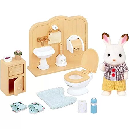 Sylvanian Families Tavşan Kardeş Tuvalet Seti 5015