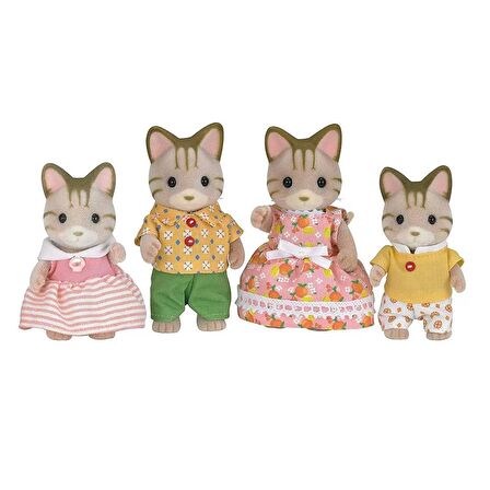 Sylvanian Families Çizgili Kedi Ailesi 5180