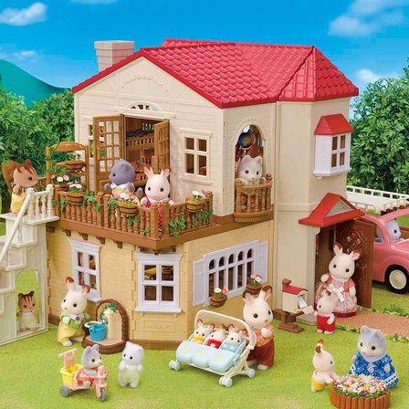 Sylvanian Families Oyun Odalı Işıklı Şehir Evi ESF5708 Büyük Oyun Evi Seti