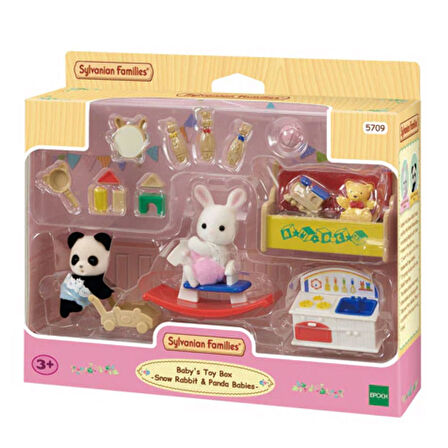 Sylvanian Families Tavşan ve Panda Bebeğin Oyun Odası 5709