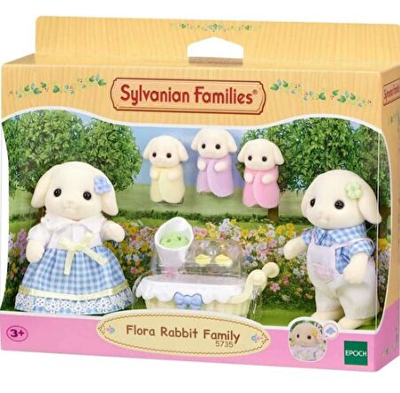 Sylvanian ES5735 Families Flora Tavşan Ailesi