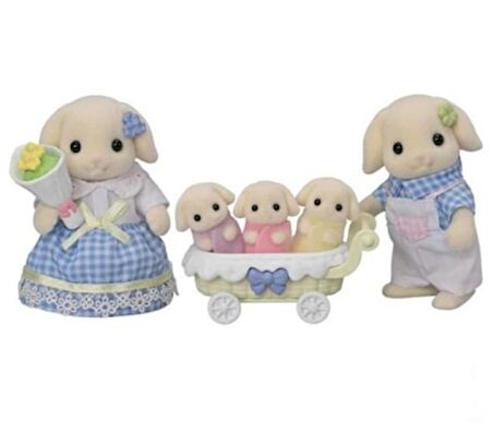 Sylvanian ES5735 Families Flora Tavşan Ailesi