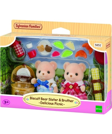 Sylvanian Families - Bisküvi Ayı Kardeşler Leziz Piknik Seti - 5852