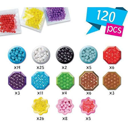 31725 AquaBeads Mini Yaratıcı Set 120 parça +4 yaş