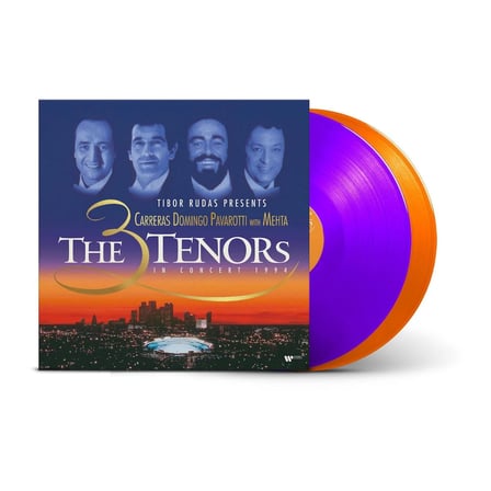  Plácido Domingo José Carreras Luciano Pavarotti - The Three Tenors In Concert 1994 (orange/purple Vinyl) 2 X Plak 