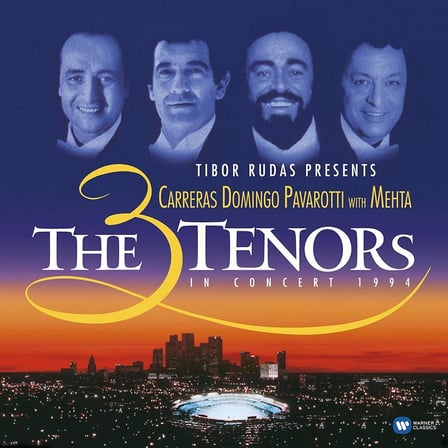  Plácido Domingo José Carreras Luciano Pavarotti - The Three Tenors In Concert 1994 (orange/purple Vinyl) 2 X Plak 