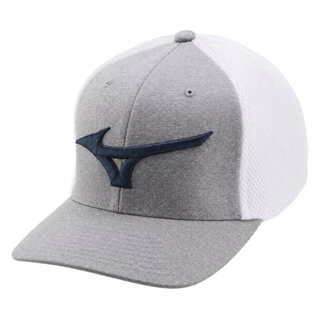 Mizuno Fitted Meshback Cap Unisex Şapka Gri / Beyaz