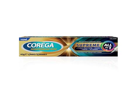 Corega Supreme Maksimum Güç Diş Protezi Yapıştırıcı Krem 40 gr