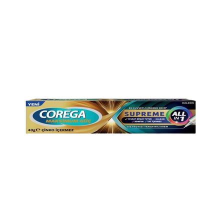 Corega Supreme Maksimum Güç Diş Protezi Yapıştırıcı Krem 40 gr