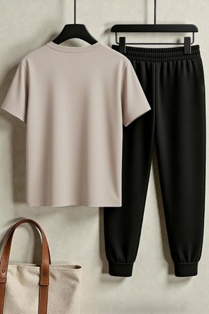 Unisex Los Angles Baskılı 2'li Eşofman Takımı