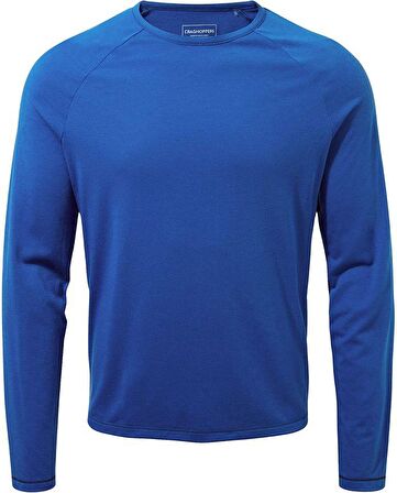 Craghoppers First Layer LS Tee Erkek Uzun Kollu Tişört Mavi CMT892