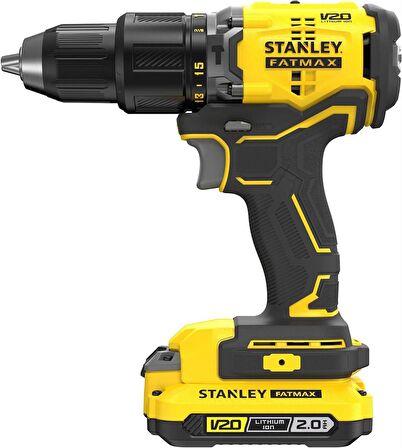 Stanley SBD715D2K-TR 18V 2AH V20 2AKÜ Kömürsüz Darbeli Matkap