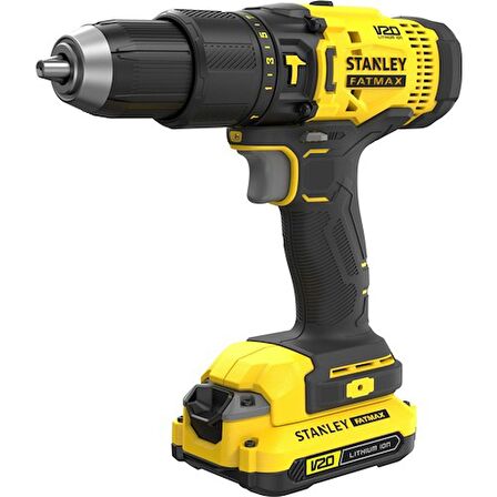 Stanley SCD711C2K 18 Volt Sarı Devir Ayarlı Matkap Seti