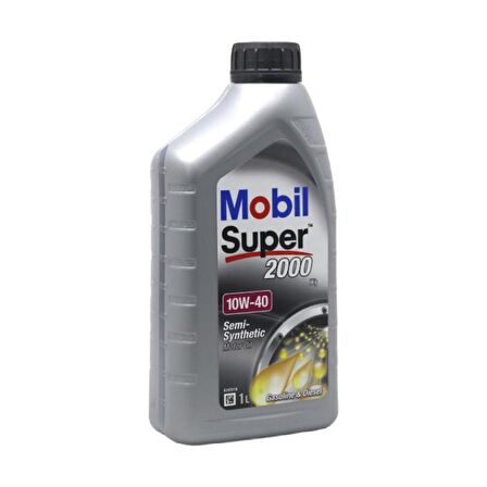 Mobil Super 2000 X1 10W-40 1 Lt Yarı Sentetik Motor Yağı (Üretim Yılı - 2024)