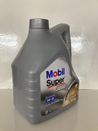 Mobil Super 3000 X1 Formula FE 5W-30 Tam Sentetik Motor Yağı 4 Litre (Üretim Yılı - 2023)