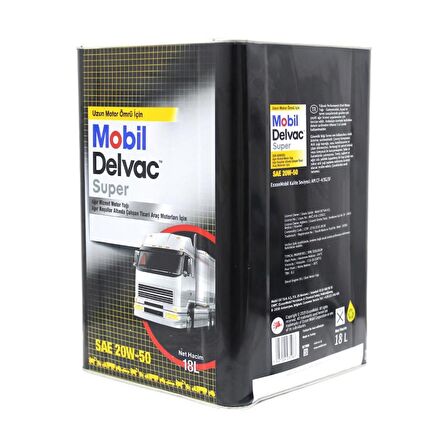 Mobil Delvac Super 20W-50 18 Lt Ağır Dizel Araç Motor Yağı