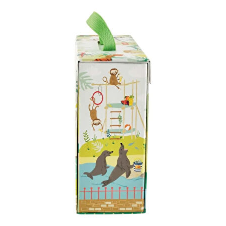 FLOSS & ROCK Ahşap Figürlü Oyun Kutuları/Jungle