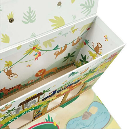 FLOSS & ROCK Ahşap Figürlü Oyun Kutuları/Jungle