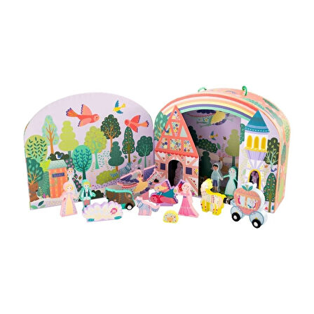 FLOSS & ROCK Ahşap Figürlü Oyun Kutuları / Fairy Tale