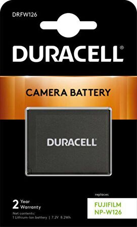 Duracell Fujifilm NP-W126 Li-Ion Şarjlı Batarya