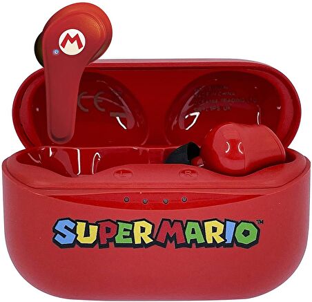 OTL Nintendo Super Mario Kablosuz Kulaklık Earpods Lisanslı Şarj Kutulu Kırmızı