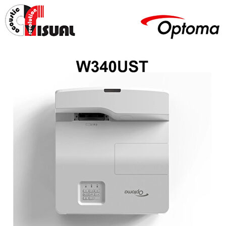 Optoma W340UST 4000 ANSI lümen 1280x800 Çöz 22000 Kontrast Ultra Kısa Mesafe Projeksiyon