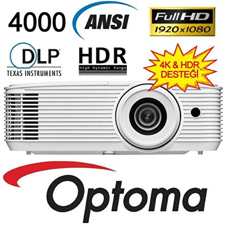 Optoma Eh401 4000 Lümen HD Taşınabilir Projeksiyon Cihazı