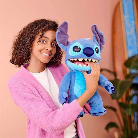 Disney Stitch Real FX Elektronik Kukla 46 cm DIS-1022