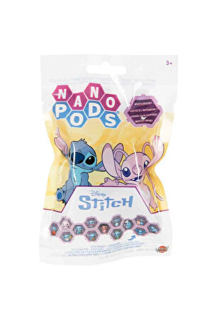 Disney Stitch Nano Pods Sürpriz Figür Paketi – Lisanslı Koleksiyon Oyuncak