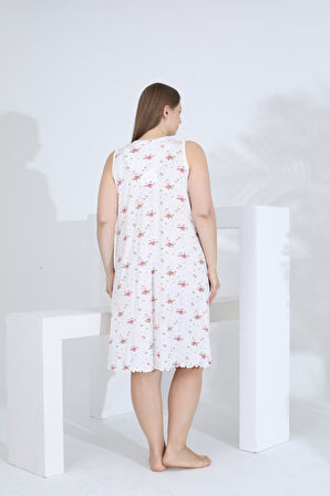 Angelique Bambu Kolsuz Büyük Beden Kadın Elbise 22528