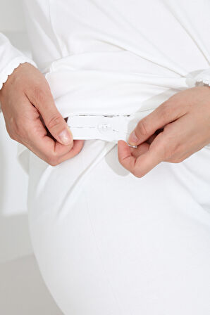 Bambu Uzun Kol Hamile Lohusa Pijama Takımı 30270-30273