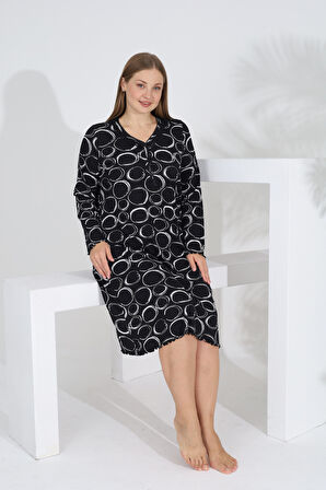 Angelique Bambu Uzun Kol Kadın Elbise 22609