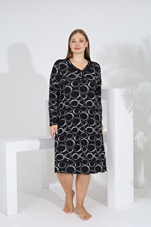 Angelique Bambu Uzun Kol Kadın Elbise 22609