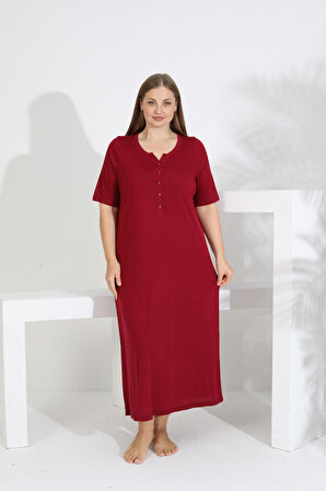 Etoile Kadın Bambu Kısa Kol Gecelik 