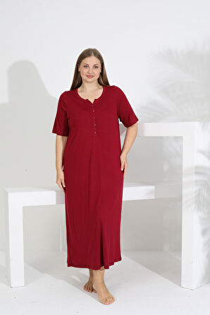 Etoile Kadın Bambu Kısa Kol Gecelik 
