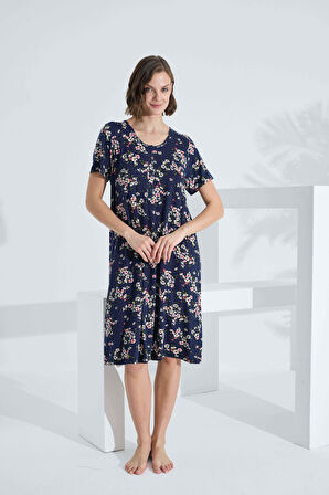 Bambu Kısa Kol Yazlık Kadın Elbise 72239