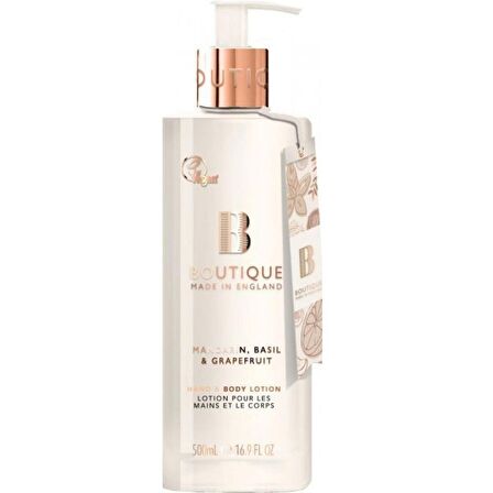 Boutique BL Mandarin, Basil & Grapefruit El Ve Vücut Losyonu 500 Ml