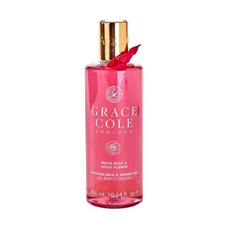 Grace Cole Cole SG Beyaz Gül Aromalı Nemlendirici Tüm Ciltler İçin Kalıcı Kokulu Duş Jeli 300 ml