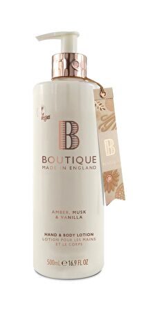 Boutique BL Amber Musk & Vanilla El Ve Vücut Losyonu 500 Ml