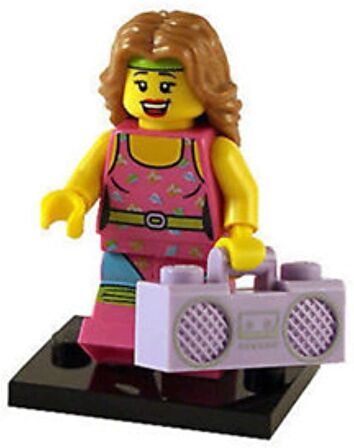 Lego Minifigür - Seri 5 - 8805 - Fitness Instructor