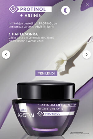 Avon Anew Platinum Gece Gündüz Ve Göz Çevresi 55 Yaş Üzeri Bakım SETİ