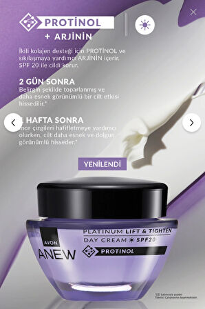 Avon Anew Platinum Gece Gündüz Ve Göz Çevresi 55 Yaş Üzeri Bakım SETİ