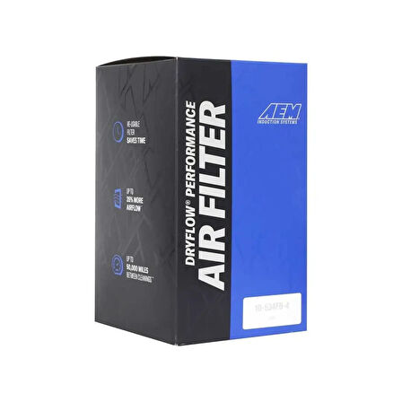 AEM 21-2047DK DryFlow Air Filter Universal Hava Filtresi