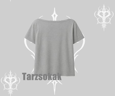 Kayık Yaka Tshirt Usagi Kawaii Cute Heart Energy